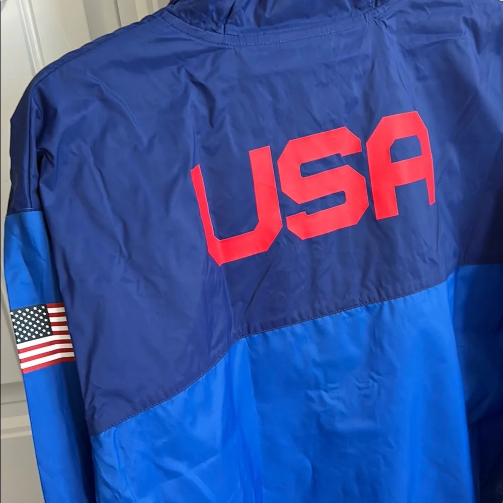 NIKE Official Team USA Olympics 2020 COLLECTIBLE Blue Nike Jacket Size S